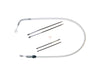 41in. Quick Connect Upper Clutch Cable - Sterling Chromite. Fits Most Touring 2021-2024