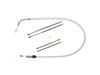 43in. Quick Connect Upper Clutch Cable - Sterling Chromite. Fits Most Touring 2021-2024