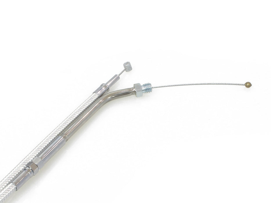 44-1/2in. Throttle Cable - Sterling Chromite. Fits Big Twin 1981-1988.