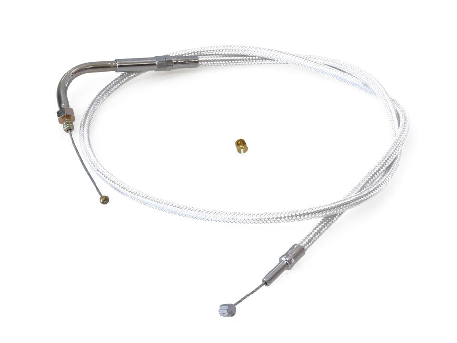33-1/2in. Throttle Cable - Sterling Chromite.Fits Big Twin & Sportster 1976-1980.