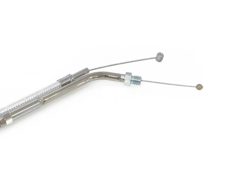 Throttle Cable with - Sterling Chromite. Fits Sportster 1986-1987.