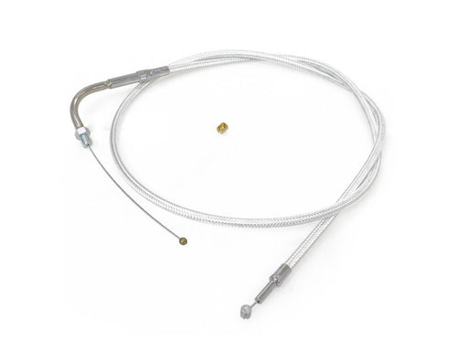 45-1/2in. Throttle Cable - Sterling Chromite. Fits Big Twin 1990-1995.