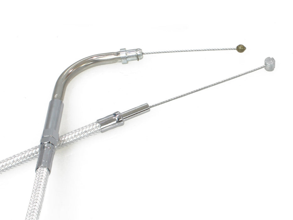 44-1/2in. Throttle Cable - Sterling Chromite. Fits Big Twin 1996-2017.