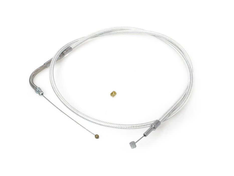 45-1/2in. Throttle Cable - Sterling Chromite. Fits Big Twin 1996-2017.