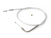 39-1/2in. Idle Cable - Sterling Chromite. Fits Big Twin 1981-1988.