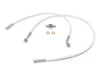 Rear Brake Line - Sterling Chromite. Fits FL Softail 1987-1999