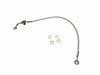 Rear Brake Line - Sterling Chromite. Fits Dyna 1991-1999