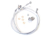 Rear Brake Line - Sterling Chromite. Fits FX Softail 2006 Models with 200 Tyre