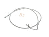 Mid Front Brake Line - Sterling Chromite. Fits Touring 2008-2013 with ABS.