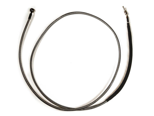 72in. Hydraulic Clutch Line with 10mm x 35 Degree Banjo - Black Pearl. Fits Touring & Softail 2017up Models with the Original H-D Hydraulic Clutch.