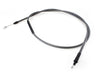 75in. Clutch Cable - Black Pearl. Fits 5Spd Big Twin 1987-2006