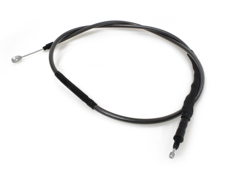 69in. Clutch Cable - Black Pearl. Fits Softail 2007-2024 & Dyna 2006-2017.