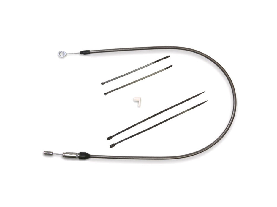 48in. Quick Connect Upper Clutch Cable - Black Pearl. Fits Softail 2018-2024 & Most Touring 2021-2024