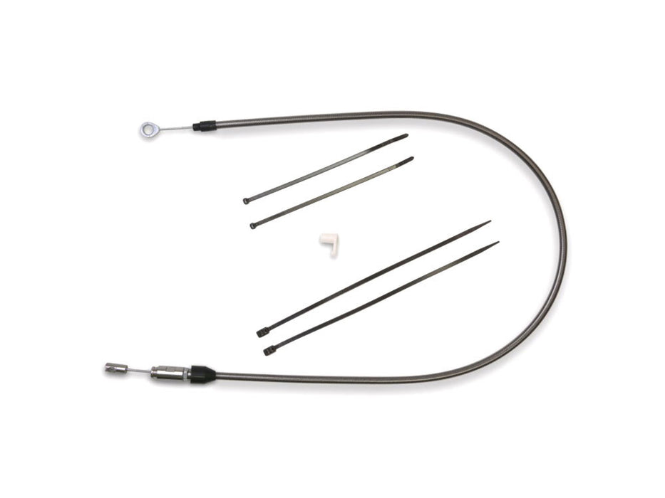 36in. Quick Connect Upper Clutch Cable - Black Pearl. Fits Softail 2018-2024