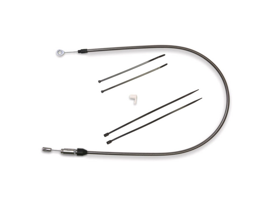 38in. Quick Connect Upper Clutch Cable – Black Pearl. Fits Softail 2018-2024