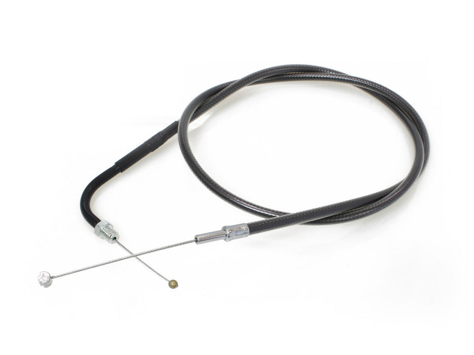 32-1/2in. Throttle Cable - Black Pearl. Fits Big Twin 1990-1995.