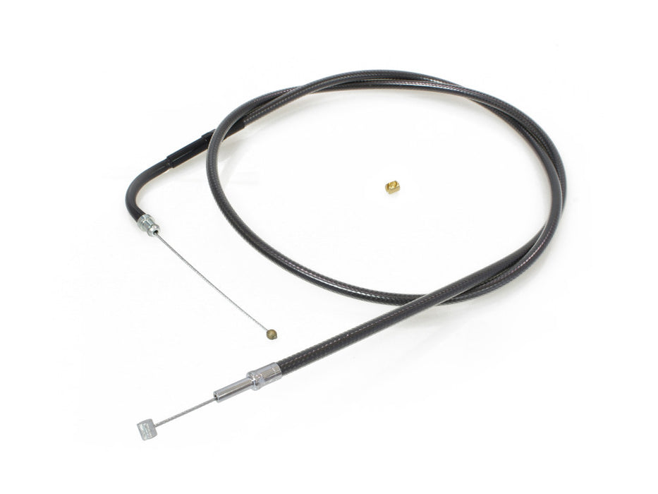 47-1/2in. Throttle Cable - Black Pearl. Fits Big Twin 1996-2017.