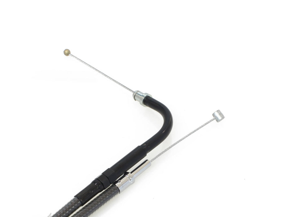 40-3/4in. Throttle Cable - Black Pearl. Fits Big Twin 1996-2017.