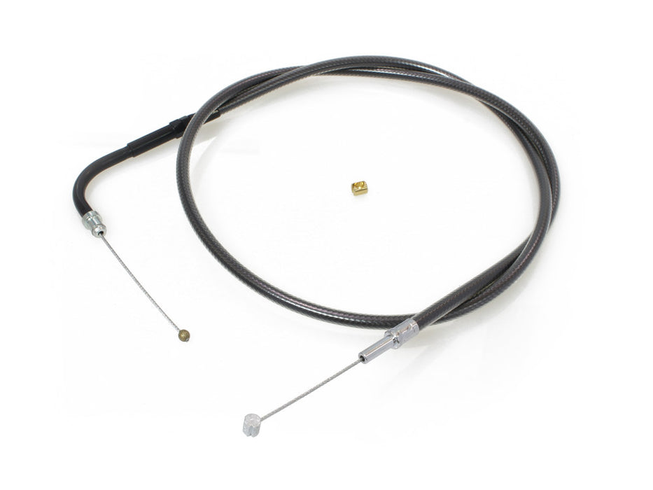 40-3/4in. Throttle Cable - Black Pearl. Fits Big Twin 1996-2017.