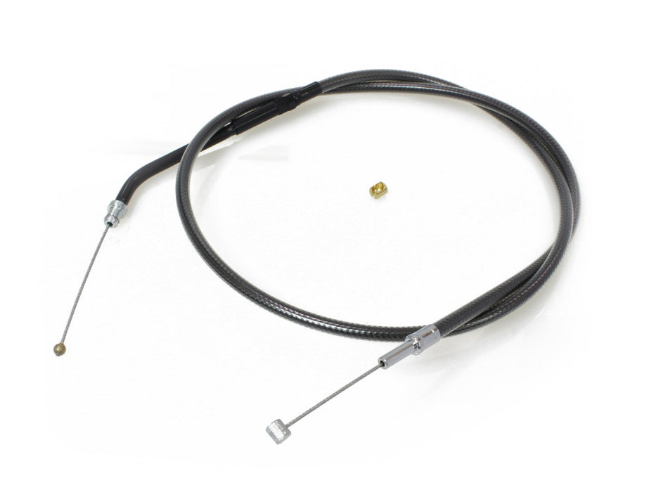 40in. Throttle Cable - Black Pearl. Fits Sportster 2007-2021.