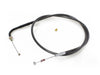 30in. Idle Cable - Black Pearl. Fits Big Twin 1990-1995.