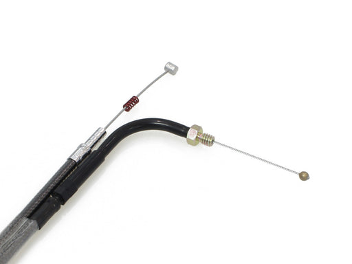 36-1/2in. Idle Cable - Black Pearl. Fits Big Twin 1990-1995.