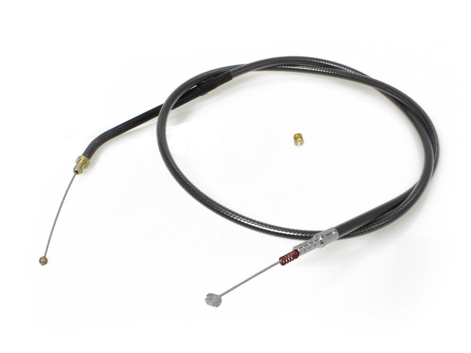 38in. Idle Cable - Black Pearl. Fits Sportster 1996-2006.