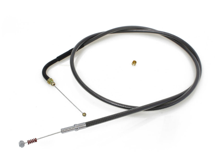 40-3/4in. Idle Cable - Black Pearl. Fits Big Twin 1996-2017.