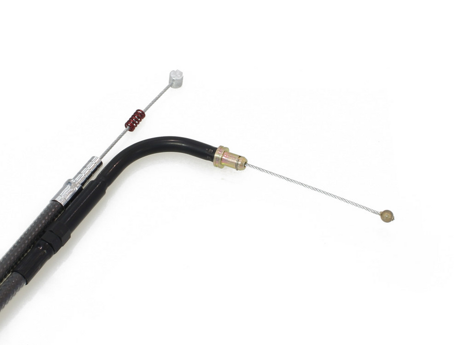 36-3/4in. Idle Cable – Black Pearl. Fits Big Twin 1996-2017.