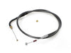 28-1/2in. Idle Cable - Black Pearl. Fits Big Twin 1996-2017.