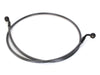 48in. E-Z Align Front Brake Line with 7/16in. x 35 Degree Banjo - Black Pearl.