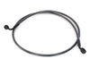 48in. E-Z Align Front Brake Line with 7/16in. x 35 Degree Banjo - Black Pearl.