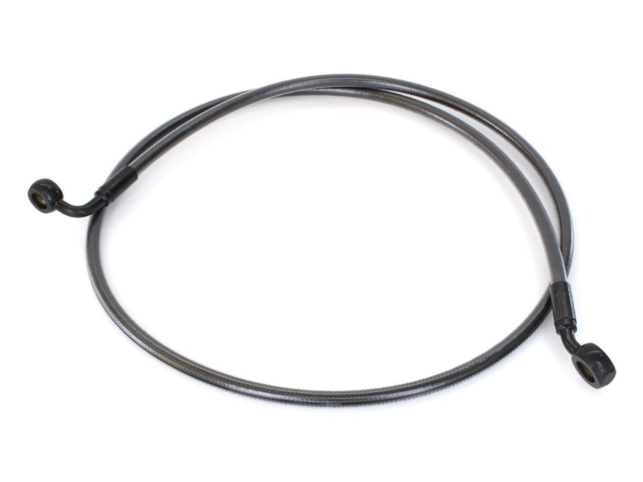 48in. E-Z Align Front Brake Line with 7/16in. x 35 Degree Banjo - Black Pearl.