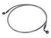 56in. E-Z Align Front Brake Line with 7/16in. x 35 Degree Banjo - Black Pearl.