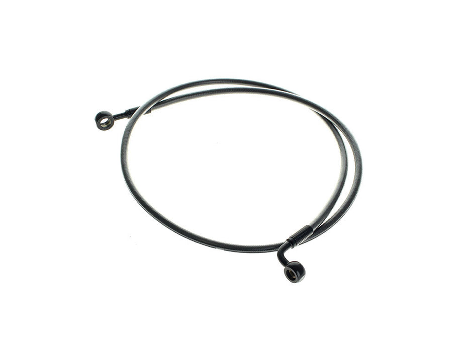 46in. E-Z Align Front Brake Line with 7/16in. x 180 Degree Banjo - Black Pearl