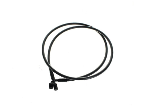 50in. E-Z Align Front Brake Line with 7/16in. x 180 Degree Banjo - Black Pearl
