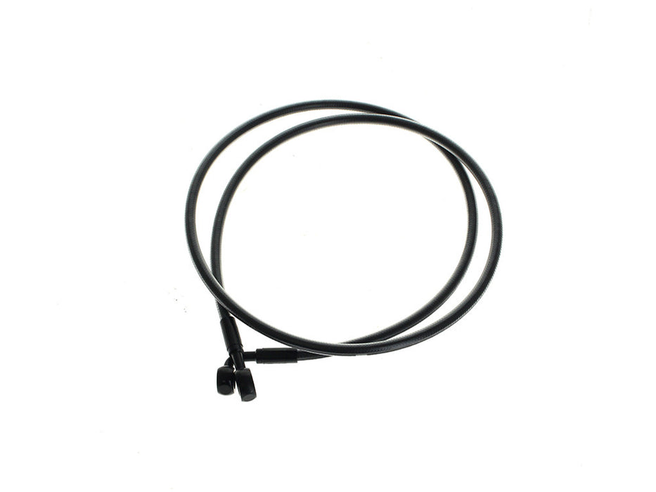 50in. E-Z Align Front Brake Line with 7/16in. x 180 Degree Banjo - Black Pearl