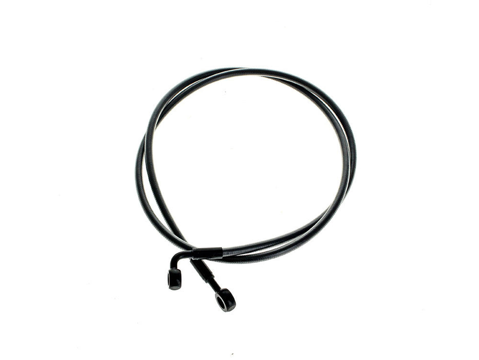 54in. E-Z Align Front Brake Line with 7/16in. x 180 Degree Banjo - Black Pearl