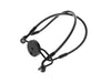 Lower Front Brake Line with T-Piece - Black Pearl. Fits Sportster 2004-2013 with Dual Front Calipers