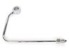 ABS Pump to Top Brake Line ABS Adapter J-Hook - Chrome. Fits Softail 2011-2017.
