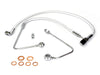 Lower Brake Line - Sterling Chromite. Fits FXS Blackline 2011-2013 & Breakout 2013-2014