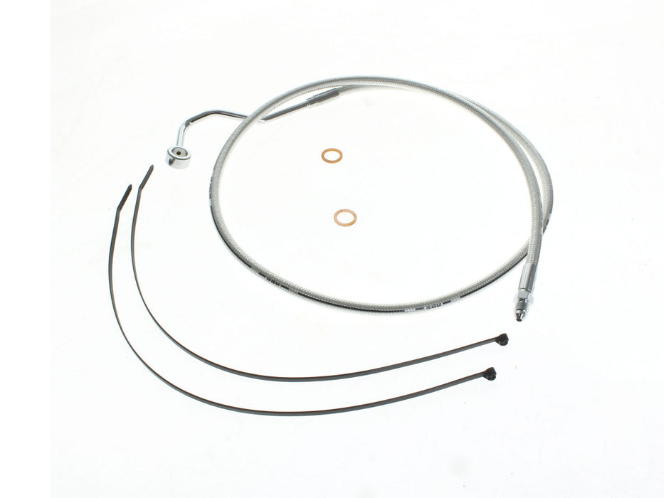 Mid Front Brake Line - Sterling Chromite. Fits Touring 2014up with ABS.