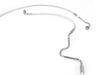 +2in. Over Length Lower Front Brake Line - Sterling Chromite. Fits Touring 2014-2023