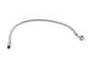 19in. Upper Front Brake Line with 10mm x 35 Degree Banjo & Sterling Chromite Finish.