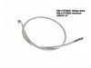 32in. Upper Front Brake Line with 10mm x 35 Degree Banjo - Sterling Chromite.