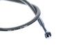 22in. Upper Front Brake Line with 10mm x 180 Degree Banjo - Sterling Chromite.