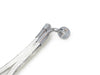 24in. Upper Front Brake Line with 12mm x 90 Degree Banjo - Sterling Chromite.