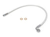 24in. Upper Front Brake Line with 12mm x 90 Degree Banjo - Sterling Chromite.