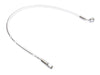 26in. Upper Front Brake Line with 12mm x 35 Degree Banjo - Sterling Chromite.