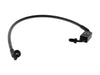 Stock Length Lower Front Brake Line - Black Pearl. Fits Dyna Switchback 2012-2016